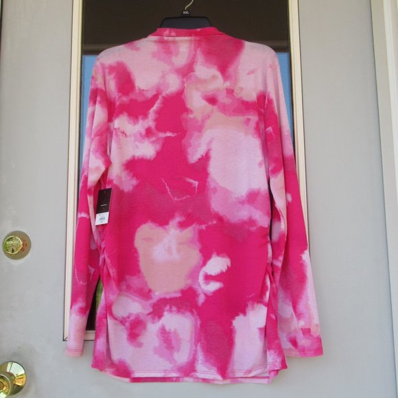 Relisted Nine West stretch tie dye print top size XXL - Picture 7 of 13
